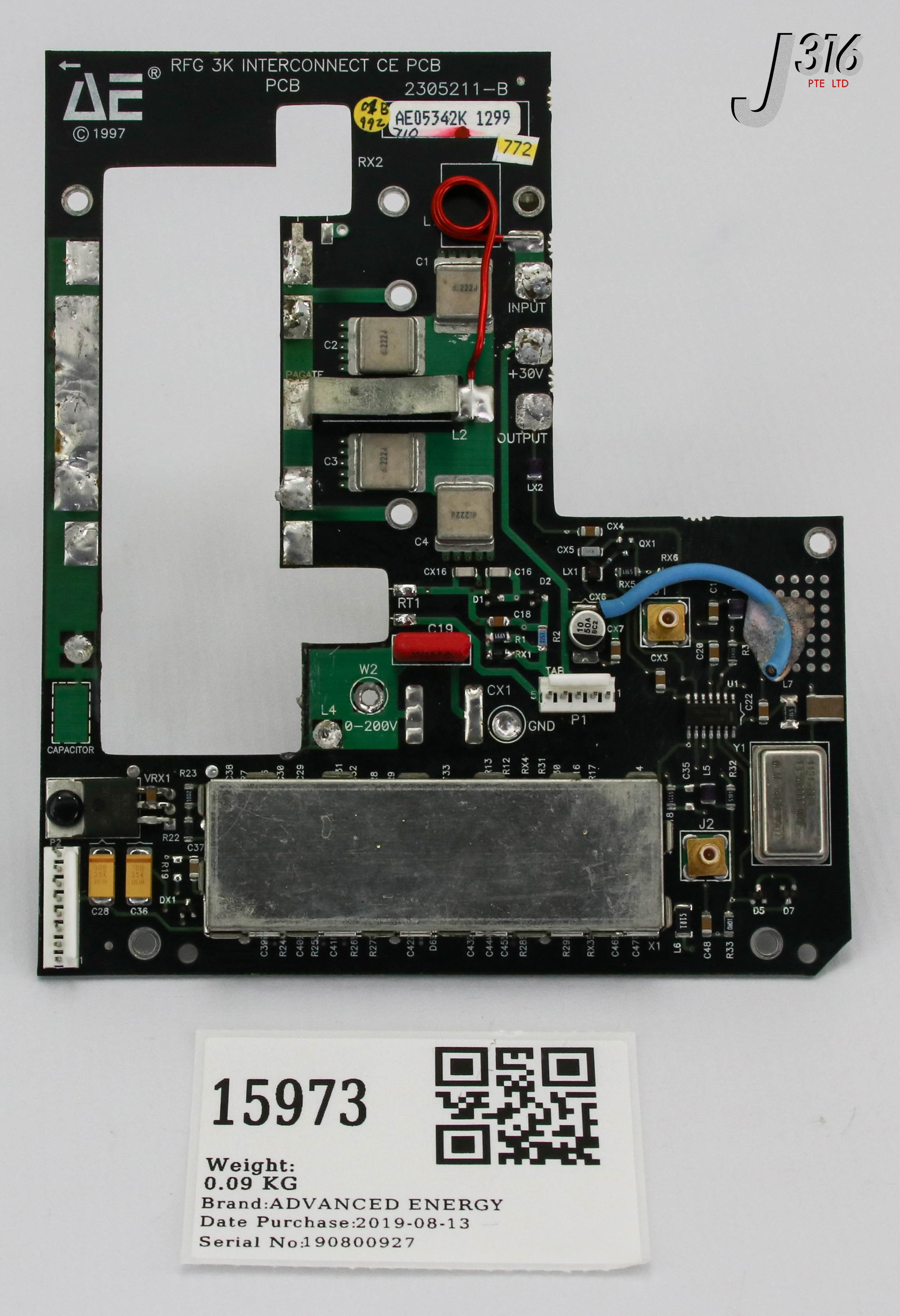 15973 ADVANCED ENERGY PCB, RFG 3K INTERCONNECT CE 2305211-B | eBay